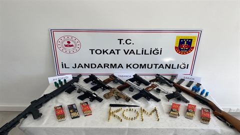 Tokat'ta silah ticareti yapanlara operasyon: 14 gözaltı